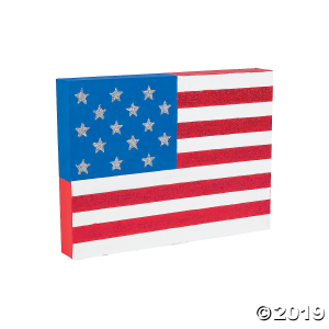 DIY Papier-Mâché American Flag (1 Piece(s))