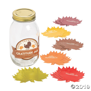 Thanksgiving Gratitude Mason Jar (1 Piece(s))