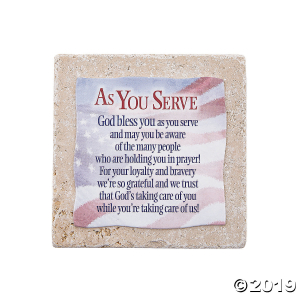 As You Serve Sentiment Tile (1 Piece(s))