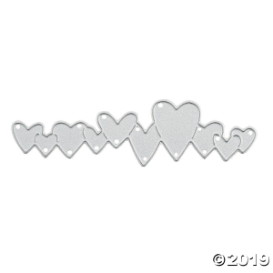 Row of Hearts Cutting Die (1 Piece(s))