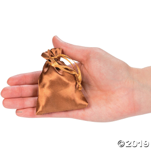 Mini Copper Drawstring Treat Bags (50 Piece(s))
