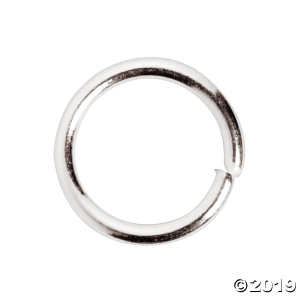 Silvertone Metal Jumprings - 6mm (100 Piece(s))