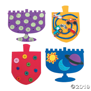 Jumbo Hanukkah Shapes (24 Piece(s))