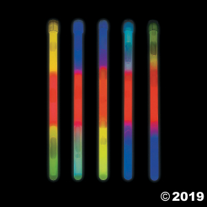 Tri-Color Glow Sticks (50 Piece(s))