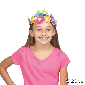Spring Flower Crown Craft Kit (Makes 12)