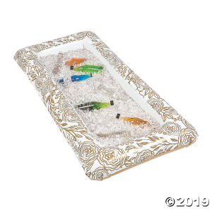 Inflatable Gold & White Floral Wedding Buffet Cooler (1 Piece(s))