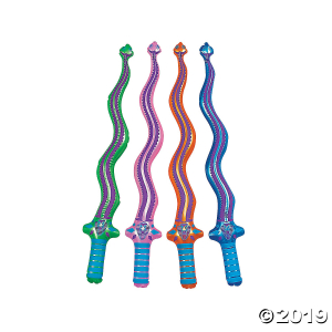 Inflatable Snake Swords (Per Dozen)