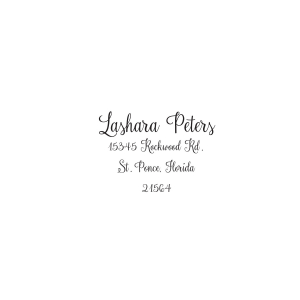 Personalized Love Script Response Cards (25 Piece(s))