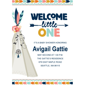 Personalized Tribal Baby Shower Invitations (25 Piece(s))