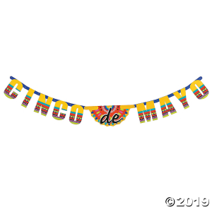 Cinco De Mayo Card Stock Jointed Banner (1 Piece(s))
