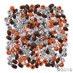 Sport Ball Bead Assortment (200 Piece(s))