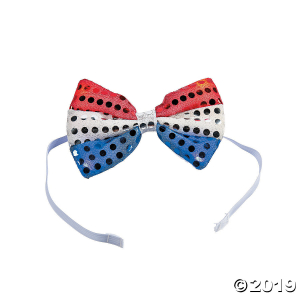Light-Up Patriotic Bow Tie (6 Piece(s))