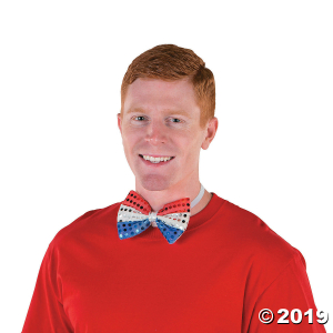 Light-Up Patriotic Bow Tie (6 Piece(s))