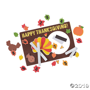 Thanksgiving Picture Frame Magnet Craft Kit (Makes 12)