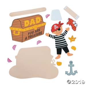 Father's Day Pirate Pop-Up Craft Kit (Makes 12)