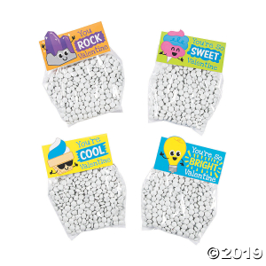 Valentine Treat Bag Toppers with Bags (1 Unit(s))
