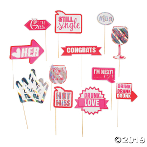 Bachelorette Party Photo Stick Props (Per Dozen)
