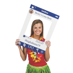 Custom Photo Instaframe Luau Photo Booth Cutout (1 Piece(s))