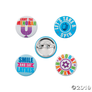 Hanukkah Mini Buttons (48 Piece(s))