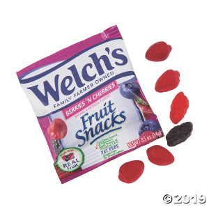 Bulk Welch's® Fruit Snacks Berries & Cherries Gummy Candy Packs (250 Piece(s))