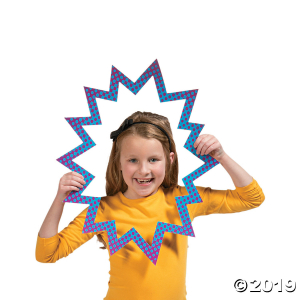 Girl Superhero Photo Booth Props (1 Sheet(s))