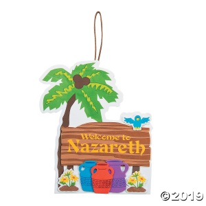 Welcome To Nazareth Sign Craft Kit (Makes 12)