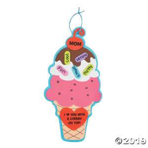 Cherry on Top Mothers' Day Sign Craft Kit (Makes 12)