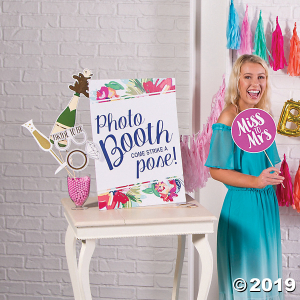 Bright Floral Photo Booth Sign (1 Piece(s))