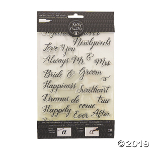 American Crafts Kelly Creates Wedding Traceable Stamps (28 Piece(s))