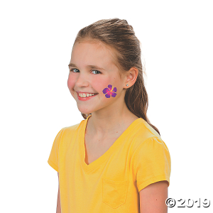 Hibiscus Glitter Tattoos (72 Piece(s))