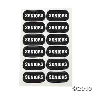 Seniors Eyeblack Temporary Tattoos (Per Dozen)
