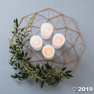 Gold Geometric Frame (1 Piece(s))