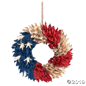 American Flag Floral Wreath