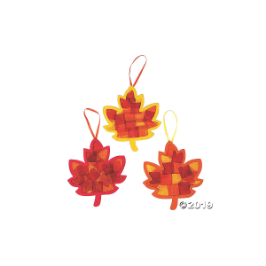 Tissue Paper Leaf Craft Kit (Makes 12)