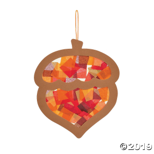Acorn Tissue Paper Craft Kit (Makes 12)