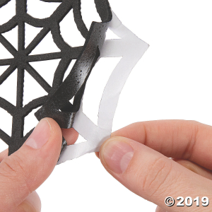 Hanging Spider & Web Tissue Paper Craft Kit (Makes 12)