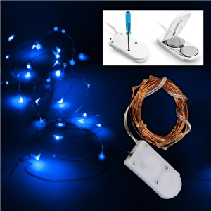 LED Blue 78"  String Lights (Per 6 pack)