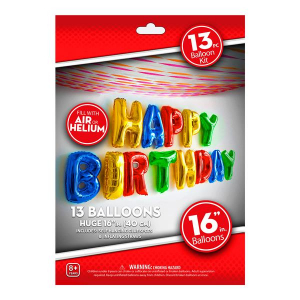 Happy Birthday Balloon Kit (Per kit)