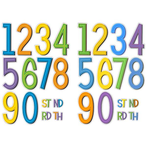 Rainbow Birthday Wall Decoration Kit (Per kit)