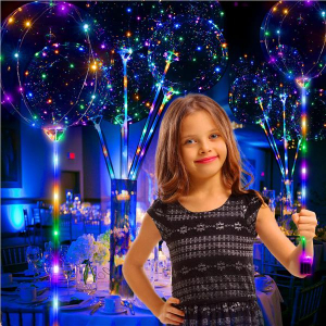 LED Lollipop Balloonâ¢ with White Handle
