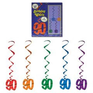 90 Whirl Decorations (Per 5 pack)