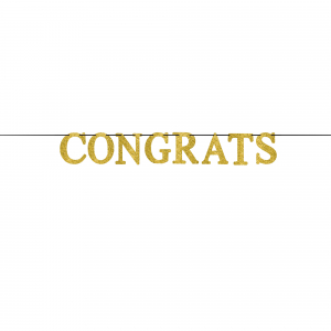 Congrats Large Letter Banner