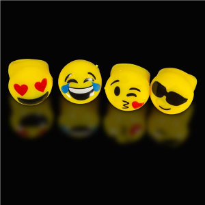 Emojicon LED Jelly Rings (Per 24 pack)