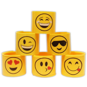 Emojicon Spring Toys (Per 12 pack)