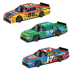 3-D Race Car Centerpieces (Per 3 pack)
