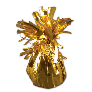 Gold Foil Balloon 2 1/2" Weight