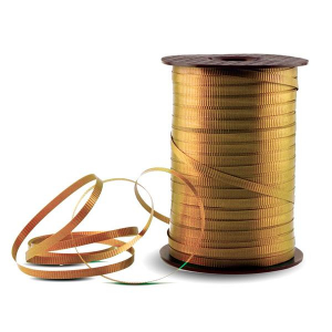 Gold Crimped Curling Ribbon (Per 500 yard roll)