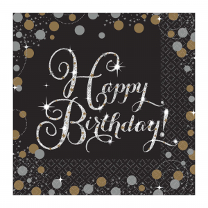 Sparkling Lunch Napkins (Per 16 pack)