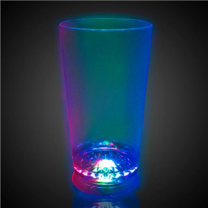 LED Multi-Color 16 oz Pint Glass