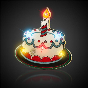 LED Birthday Cake Blinkies (Per 12 pack)